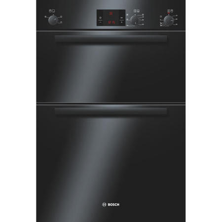 GRADE A2 - Light cosmetic damage - BOSCH HBM13B261B Classixx Electric Built-in Double Fan Oven - Black