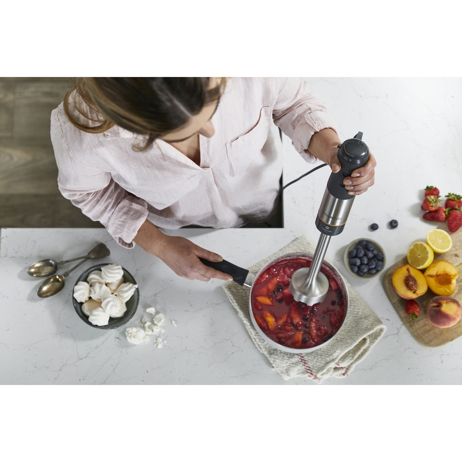 Coperchio Con Ingranaggi Per Tritatutto Kenwood HBM60 - Ricambio Originale - Foto 5