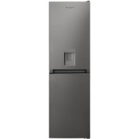 GRADE A3 - Hotpoint HBNF55181SAQUA 261 Litre Freestanding Fridge Freezer 50/50 Split Frost Free 55cm Wide - Silver