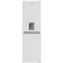 Refurbished Hotpoint HBNF55181WAQUA 261 Litre Freestanding Fridge Freezer 50/50 Split Water Dispenser 55cm Wide - White