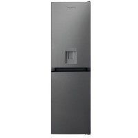 Refurbished Hotpoint HBNF55182SAQUAUK Freestanding 344 Litre 50/50 Frost Free Fridge Freezer Silver