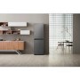 Refurbished Hotpoint HBNF55182SUK Freestanding 344 Litre 50/50 Frost Free Fridge Freezer Silver
