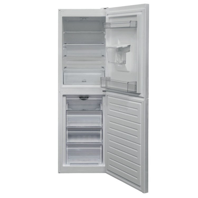 Refurbished Hotpoint HBNF55182WAQUAUK Freestanding 344 Litre 50/50 Frost Free Fridge Freezer White