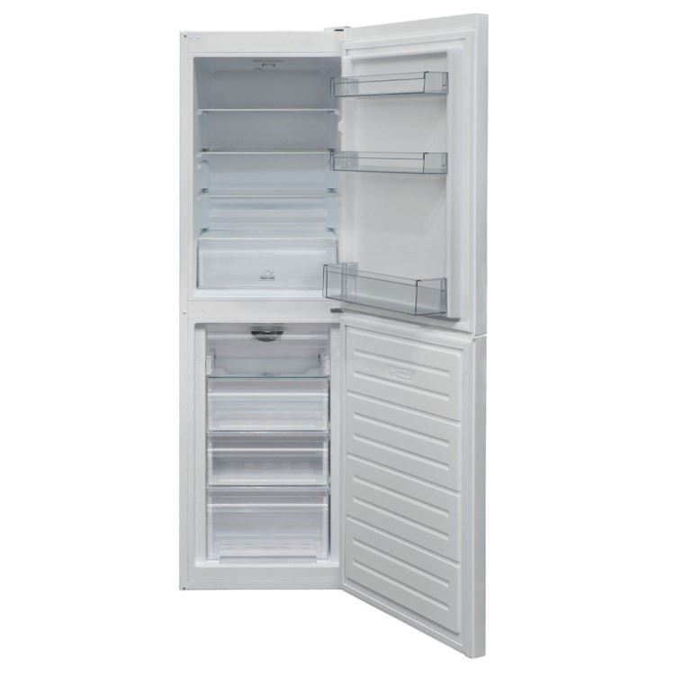 Refurbished Hotpoint HBNF55182WUK Freestanding 344 Litre 50/50 Frost Free Fridge Freezer White