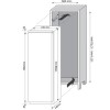 Hoover 217 Litre Integrated In Column Freezer - White