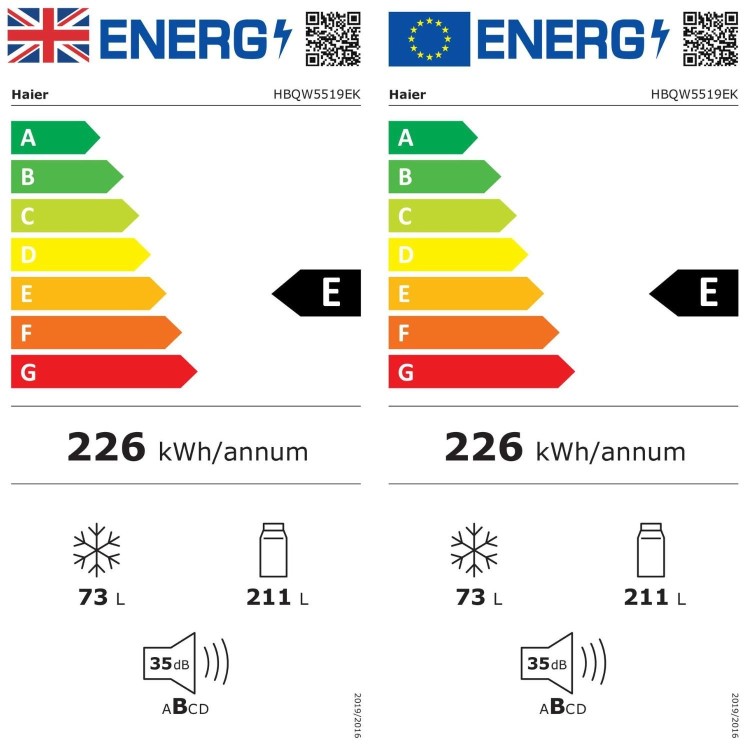 Haier Series 6 284 Litre 70/30 Integrated Fridge Freezer