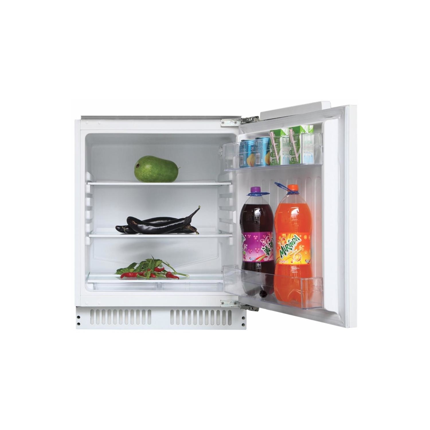 Hoover HBRUP160NK 135 Litre Under Counter Integrated Fridge White Finish Appliances Direct