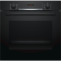 Refurbished Bosch Serie 4 HBS534BB0B 60cm Single Electric Oven with Catalytic Cleaning Black