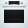 Refurbished Bosch Serie 4 HBS534BW0B Multifunction 60cm Single Built In Electric Oven with Catalytic Cleaning White