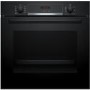 Refurbished Bosch Serie 4 Five Function Electric Built-in Single Oven Black