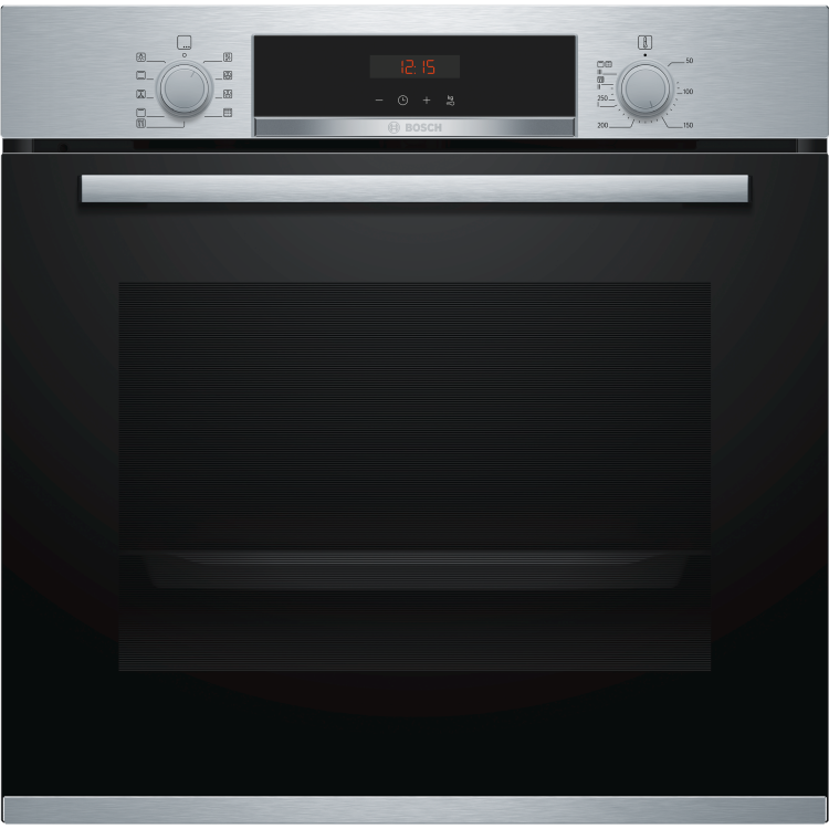 GRADE A2 - Bosch HBS573BS0B Serie 4 Multifunction Electric Built-in Single Oven With Pyrolytic Cleaning - Stainless Steel