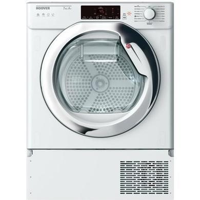 Hoover HBTDWH7A1TCE-80 7kg Integrated Heat Pump Tumble Dryer - White