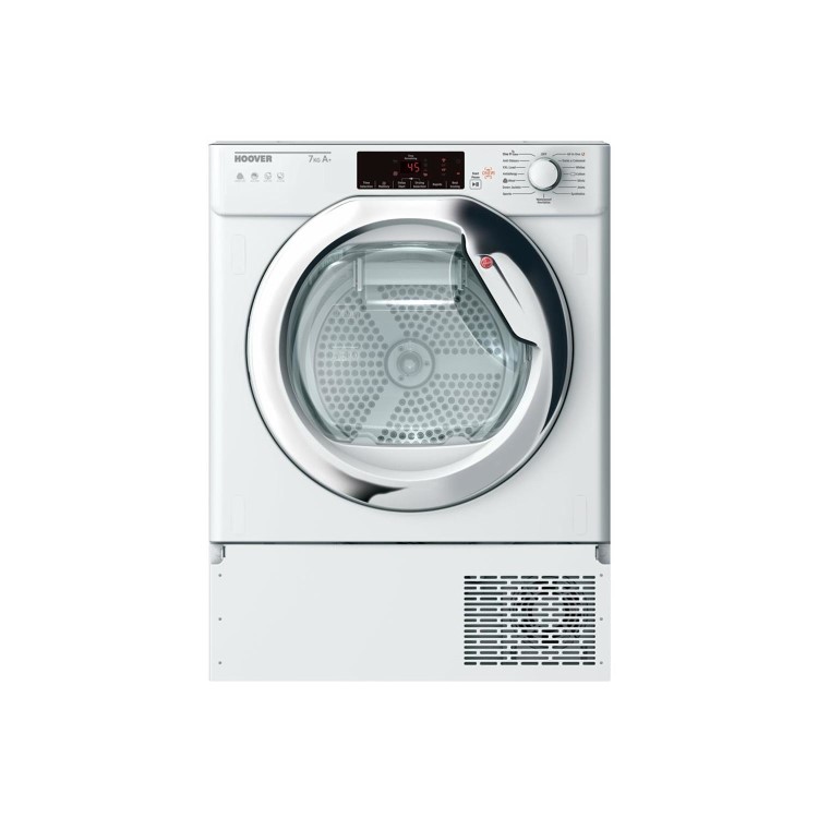 Hoover HBTDWH7A1TCE-80 7kg Integrated Heat Pump Tumble Dryer - White