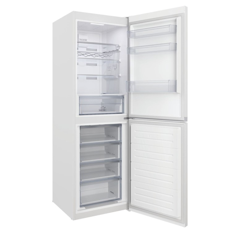 Refurbished Hotpoint HBTNF60182WUK Freestanding 322 Litre 50/50 Frost Free Fridge Freezer White
