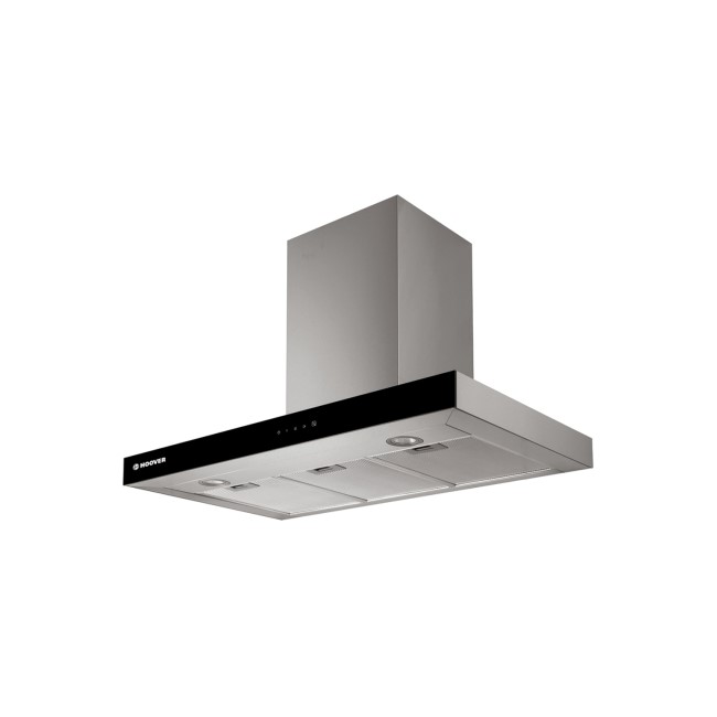 Hoover HBVS985TX 90cm Touch Control Flat Cooker Hood - Stainless Steel