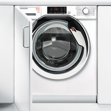 GRADE A3 - Hoover HBWD8514DAC-80 8kg Wash 5kg Dry 1400rpm Integrated Washer Dryer - White