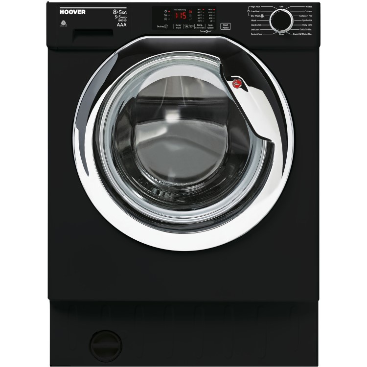 GRADE A1 - Hoover HBWD8516DCB/1-80 8kg Wash 5kg Dry Integrated Washer Dryer