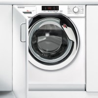 GRADE A2 - Hoover HBWM814SAC-80 8kg 1400rpm Integrated Washing Machine - White