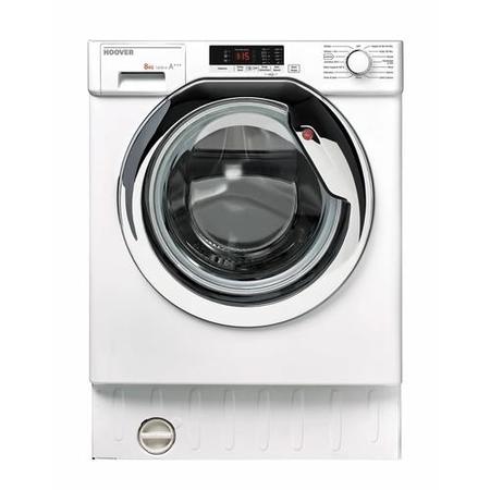 GRADE A3 - Hoover HBWM814SAC-80 8kg 1400rpm Integrated Washing Machine - White