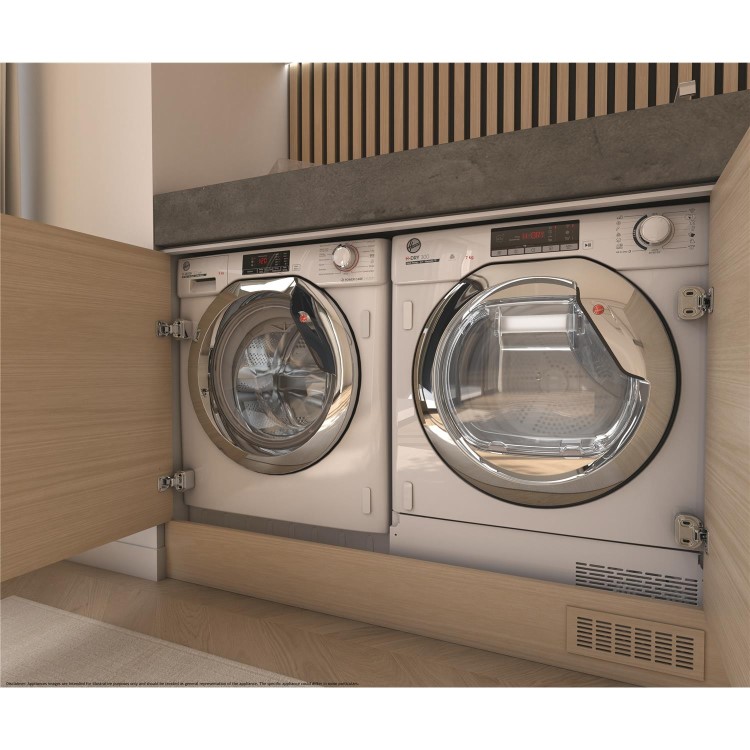 Hoover H-Wash 300 9kg 1600rpm Integrated Washing Machine - White