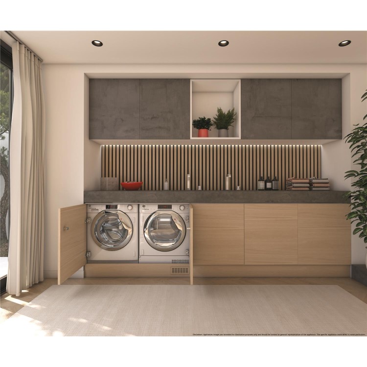 Hoover H-Wash 300 9kg 1600rpm Integrated Washing Machine - White