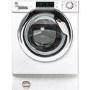 Hoover H-Wash 300 PRO 9kg 1600rpm Integrated Washing Machine White Chrome Door