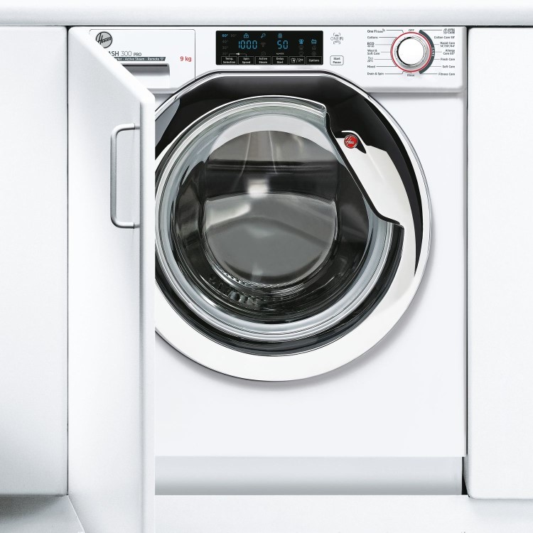 GRADE A1 - Hoover HBWOS69TAMCE-80 9kg 1600rpm Integrated Washing Machine