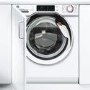 Hoover H-Wash 300 PRO 9kg 1600rpm Integrated Washing Machine White Chrome Door