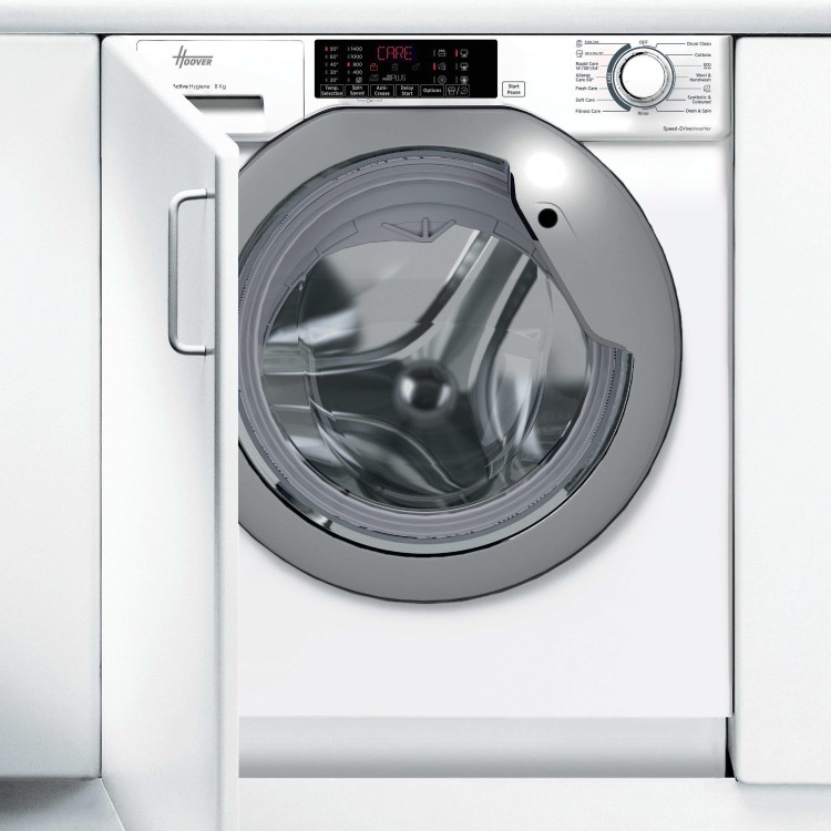 Hoover H-Wash 300 8kg 1400rpm Integrated Washing Machine - White