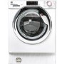 Refurbished Hoover H-WASH 300 HBWS48D1ACE-80 Integrated 8KG 1400 Spin Washing Machine White With Chrome Door