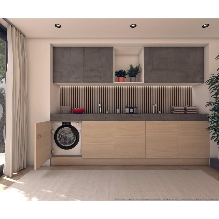 Hoover H-Wash 300 Pro 9kg 1400rpm Integrated Washing Machine - White