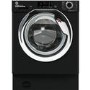 Refurbished Hoover WASH 300 HBWS49D3ACBE-80 Integrated 9KG 1400 Spin Washing Machine Black