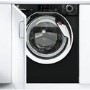 Refurbished Hoover WASH 300 HBWS49D3ACBE-80 Integrated 9KG 1400 Spin Washing Machine Black