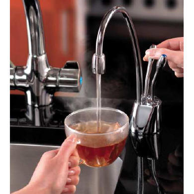 ISE HC1100BS Steaming Hot and Cold Water Tap Brushed Steel
