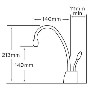 ISE HC1100BS Steaming Hot and Cold Water Tap Brushed Steel