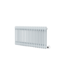 Salt & Pepper Horizontal Smart Electric Radiator with Wi-Fi Thermostat - 1.2KW - H400xW830 - Bathroom Safe