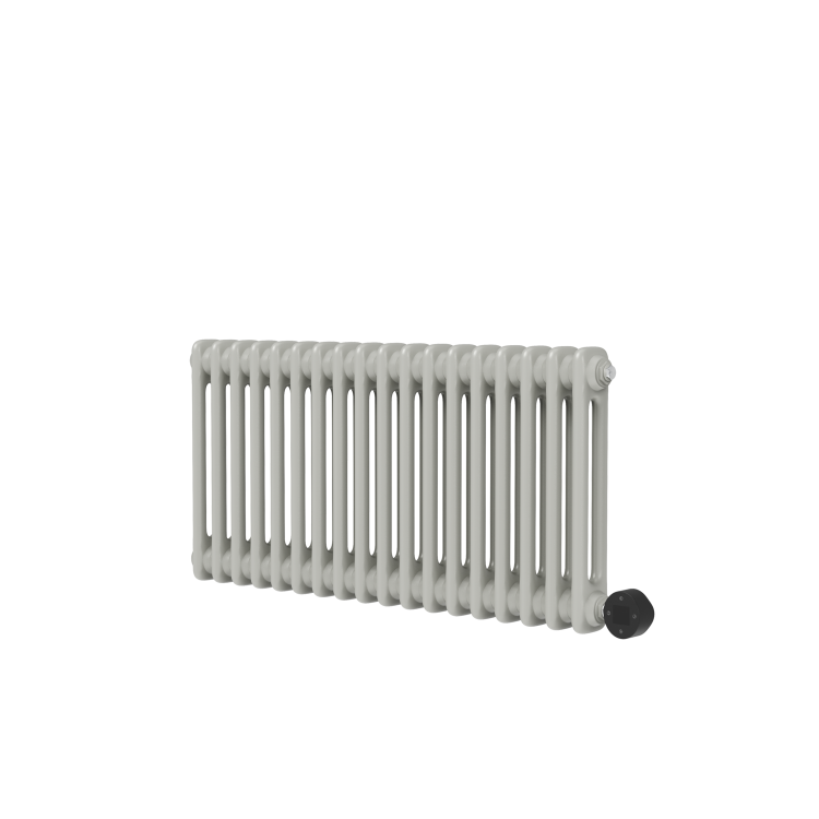 Smoked Stone Horizontal Smart Electric Radiator with Wi-Fi Thermostat - 1.2KW - H400xW830 - Bathroom Safe