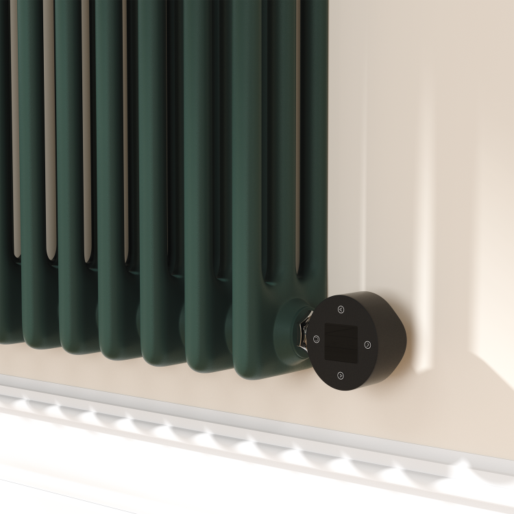 Evergreen Horizontal Smart Electric Radiator with Wi-Fi Thermostat - 1.2KW - H400xW1190 - Bathroom Safe