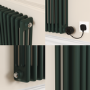 Evergreen Horizontal Smart Electric Radiator with Wi-Fi Thermostat - 1.2KW - H400xW1190 - Bathroom Safe