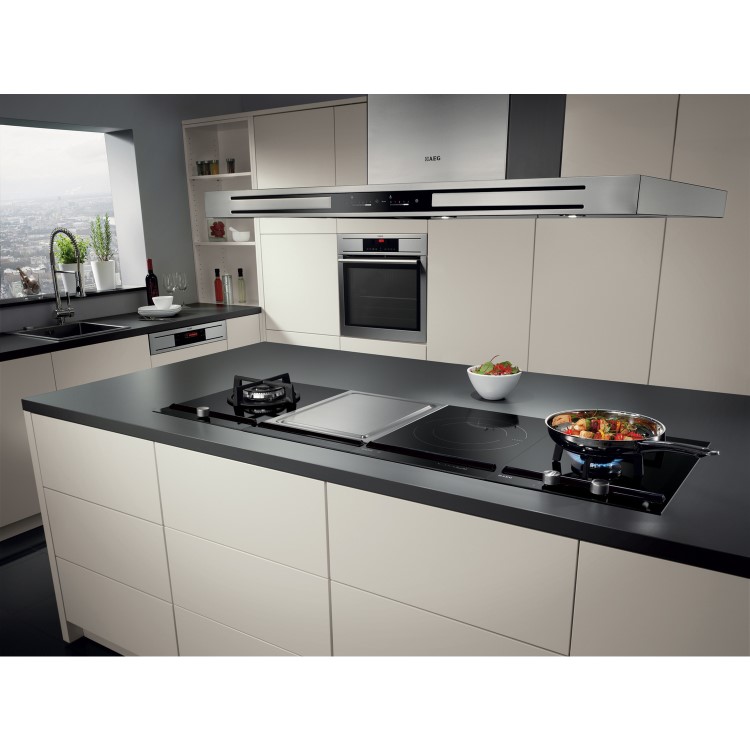 AEG HC411520GB 30cm Domino Wok Burner Gas Hob Black