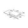 CDA HC6615FR 60cm 4 Zone Ceramic Hob
