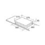 CDA 58cm 4 Zone Ceramic Hob