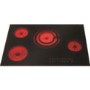 CDA HC7620FR 77cm Wide Touch Control Four Zone Frameless Ceramic Hob Black