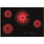 CDA HC7620FR 77cm Wide Touch Control Four Zone Frameless Ceramic Hob Black