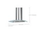 Samsung HC6347BG 60 cm Stainless Steel Chimney Cooker Hood With Curved Glass Canopy