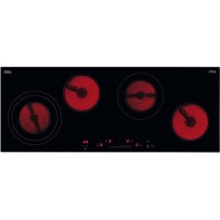 Refurbished CDA HC9606FR 90cm Linear Touch Control Four Zone Ceramic Hob
