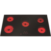 CDA HC9620FR 90cm Touch Control Five Zone Frameless Ceramic Hob Black