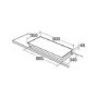 CDA HC9626FR Ceramic Hob Slimline 90cm 4 Zone Front Touch Control Frameless