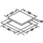 CDA HCC561FR Level 1 Four Zone Ceramic Hob in Black glass