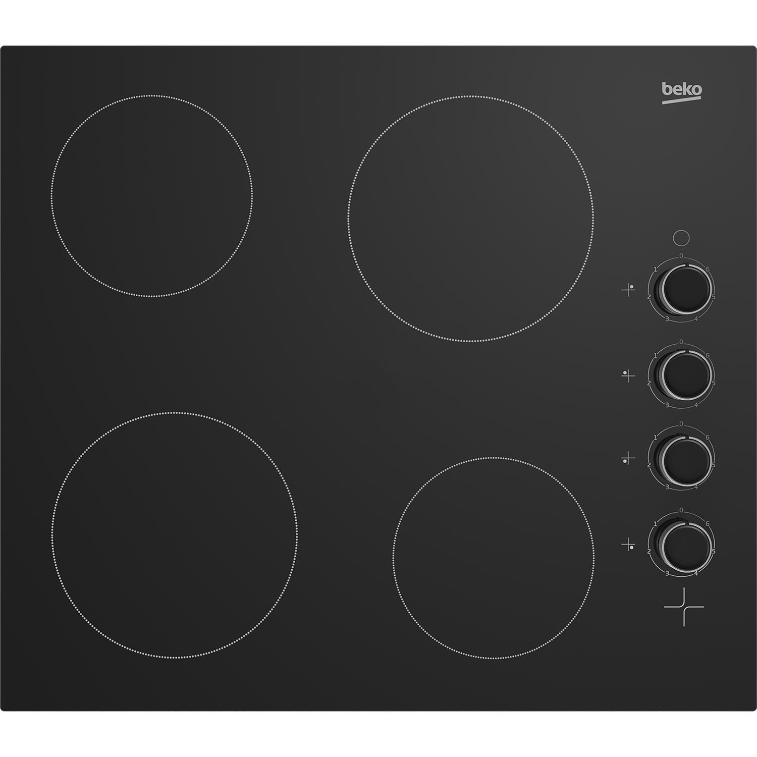 Beko 60Cm 4 Zone Ceramic Hob HCC64103